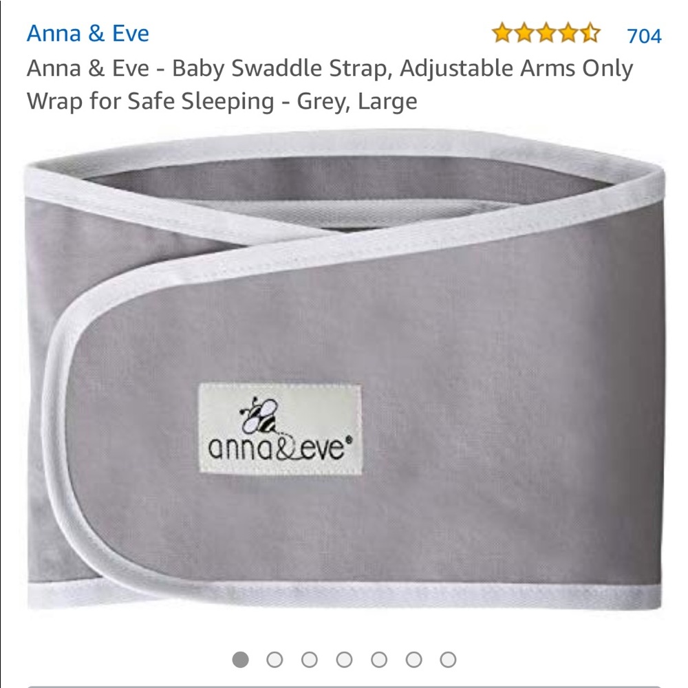 Ana and Eve arms only swaddle strap